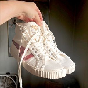 Gola white high top sneakers women’s 9
